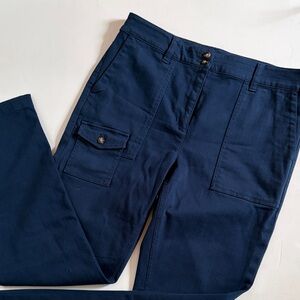 J. Jill Deep Blue Cargo Pants